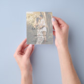 写真素朴予算ブライダルシャワー招待 チラシ (手)