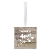 写真素朴付き結婚贈り物 キューブオーナメント (右)