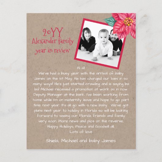 写真素朴休日の年レビューKraft Look (正面)