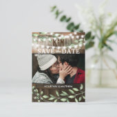 写真素朴日付の保存 |グリーン結婚リー 案内ポストカード (スタンド正面)