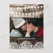 写真素朴日付の保存 |ジプソフィラ結婚ス 案内ポストカード (正面)