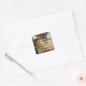 写真素朴木製ボードチャルキュテリーケータリング スクエアシール (封筒)