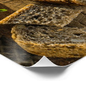 写真素朴木製ボードチャルキュテリーケータリング ポスター (コーナー)