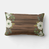 写真素朴結婚。記念日ANYマイルストーンフラワー ランバークッション (裏面)