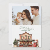 写真素朴西クリスマス シーズンカード (正面)