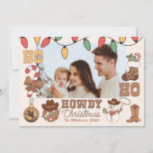 写真素朴西クリスマス シーズンカード (正面)