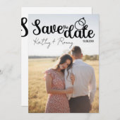 写真素朴 – ロマンチックスタイル セーブザデート (正面/裏面)
