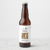 写真素朴I Do BBQ ビールラベル (正面)