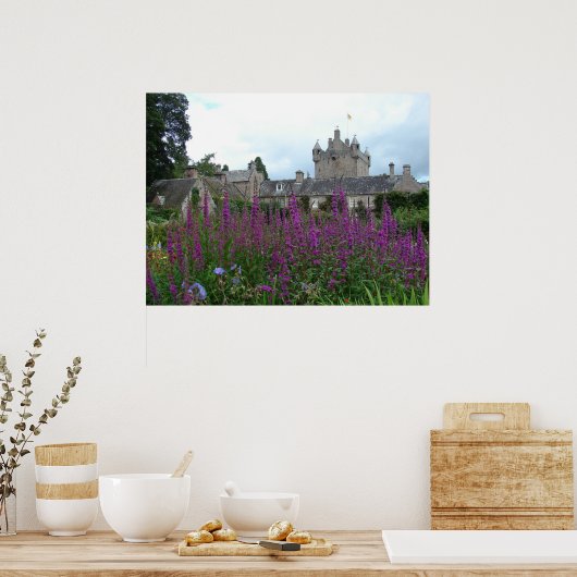 写真紫 ポスター (キッチン)