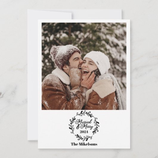 写真結婚したとメリー シーズンカード (正面)