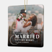 写真結婚したの新メリー婚結婚者は セラミックオーナメント (左)