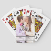 写真結婚とのトランプ トランプ (裏面)