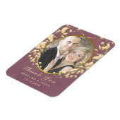 写真結婚のお礼 マグネット (左側)