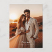 写真結婚のはがき ポストカード (正面)