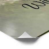 写真結婚のウェルカムサインのポスター ポスター (コーナー)