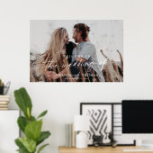 写真結婚のウェルカムサイン ポスター (ホームオフィス)