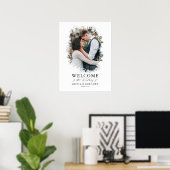 写真結婚のウェルカムサイン ポスター (ホームオフィス)