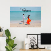 写真結婚のウェルカム結婚サイン ポスター (ホームオフィス)