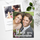 写真結婚のサンキューカード