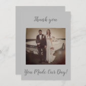 写真結婚のサンキューカード サンキューカード (正面/裏面)