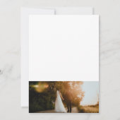 写真結婚のサンキューカード サンキューカード (裏面)