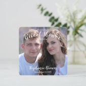 写真結婚のブライダルシャワー 招待状 (スタンド正面)