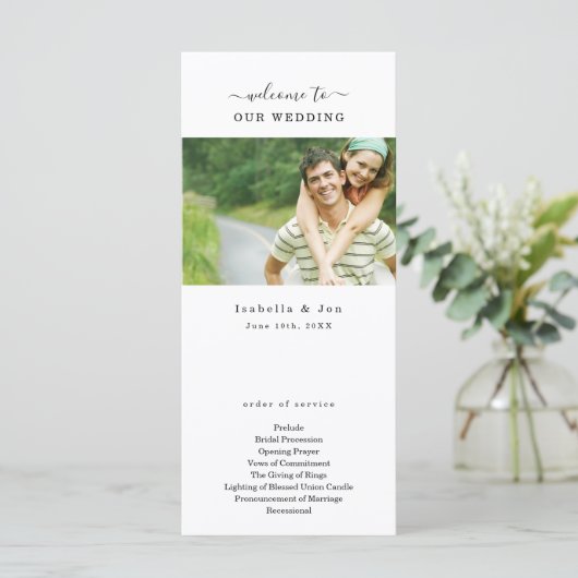 写真結婚のミサ/セレモニープログラムファン プログラム (スタンド正面)