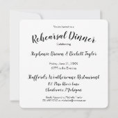 写真結婚のリハーサル 招待状 (裏面)