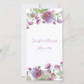 写真結婚の夏の開花 サンキューカード (裏面)