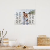 写真結婚の座席表モダン、 ポスター (キッチン)