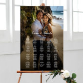 写真結婚の座席表19エレガント表 ポスター