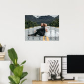 写真結婚の座席表 ポスター (ホームオフィス)