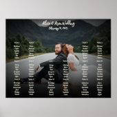 写真結婚の座席表 ポスター (正面)