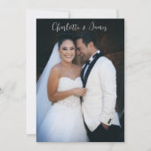 写真結婚の形見 サンキューカード (正面)