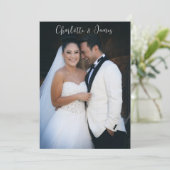 写真結婚の形見 サンキューカード (スタンド正面)