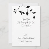 写真結婚の形見 サンキューカード (裏面)