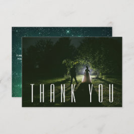 写真結婚の感謝 サンキューカード