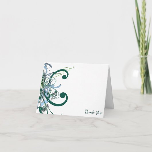 写真結婚の救日付 サンキューカード (正面)