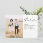 写真結婚の書モダン面 招待状 (スタンド正面)