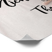 写真結婚の歓迎サイン ポスター (角)