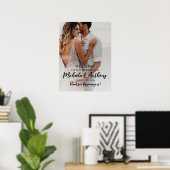 写真結婚の歓迎サイン ポスター (ホームオフィス)