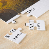 写真結婚の水平 ジグソーパズル (側面)