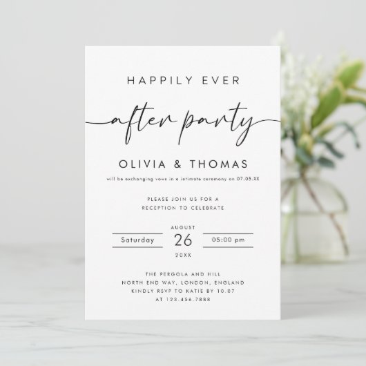 写真結婚の発表、Parの後で幸せに 招待状 (スタンド正面)