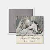 写真結婚の磁石 マグネット (正面/裏面)