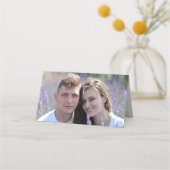 写真結婚の表番号カード プレイスカード (裏面)