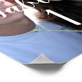 写真結婚の表番号記号 ポスター (角)