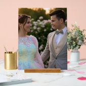 写真結婚の追加カスタマイズ アクリルサイン (ウェディング)