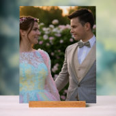 写真結婚の追加カスタマイズ アクリルサイン (ニュートラル)
