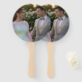 写真結婚の追加カスタマイズ ハンドファン (正面&裏面)