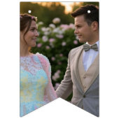 写真結婚の追加カスタマイズ バンティングフラッグ (第2の旗)